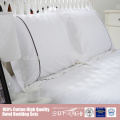 China wholesale 100% Egyptian cotton 400TC White Hotel Linen / Hotel Bed Sheets / Hotel Bedding Set